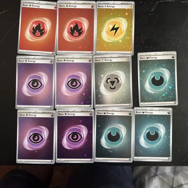 Pokemon 151 Cosmo Holo Energy Lot 11 Galaxy Swirl