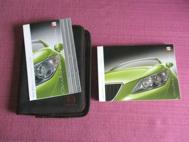 Seat Ibiza 5 Door (2008 - 2012) Owners Manual - Handbook - User Guide. Incl Fr