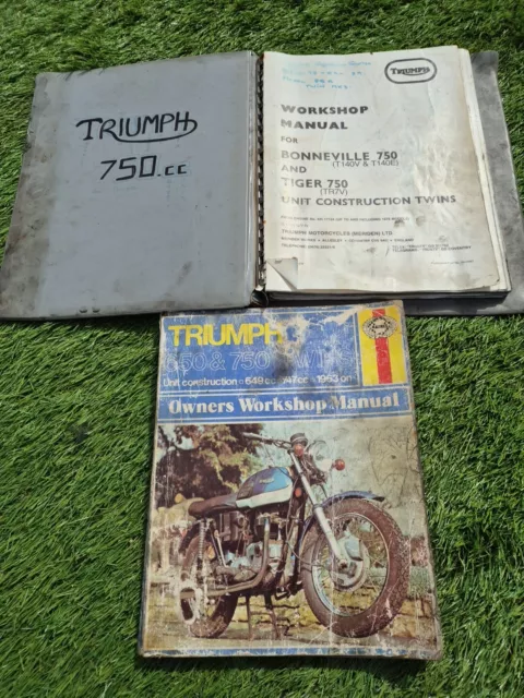 Haynes Triumph 650 750 Twins 1963 Onwards Owners Workshop Manual Hand Book