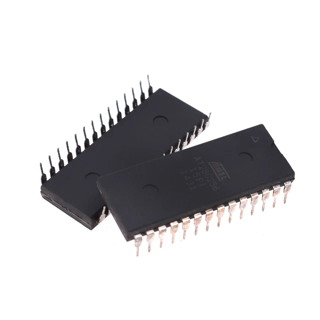 Puce EPROM Atmel AT27C1024-70JC 64Kx16 CMOS PLCC-44 - 1 Pièce Neuf Sous Blister