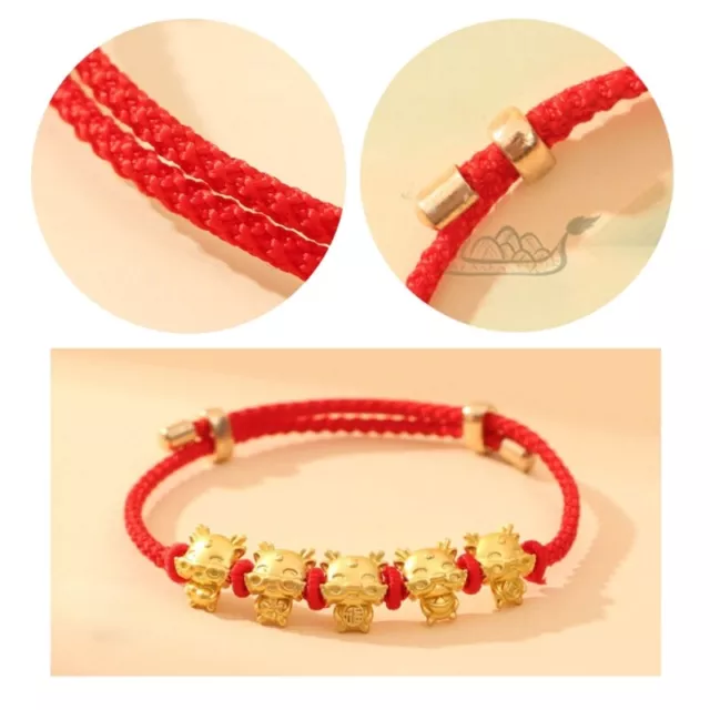 CHINESE DRAGON BRACELET Adornment Luck and Prosperity Symbolic Rope ...