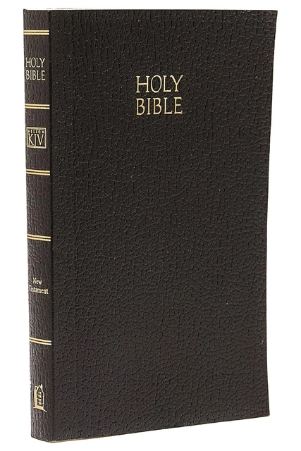 KJV, Vest Pocket New Testament, Softcover, Black, Red Letter: Holy Bible, King J