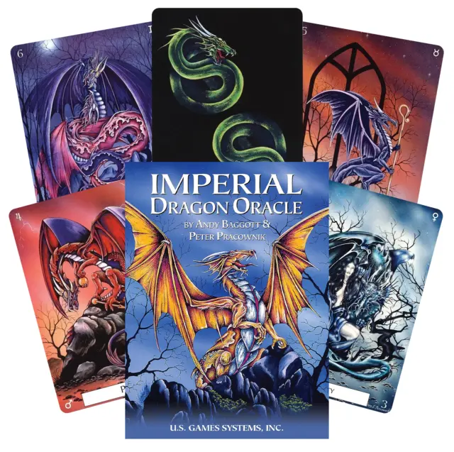 Imperial Dragon Oracle Deck Cards Esoteric Telling Us Games Systems IDO22