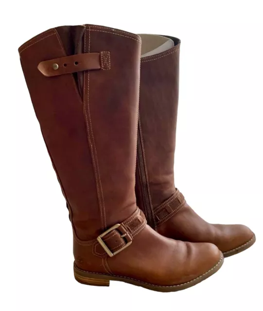 Timberland Earthkeepers Savin Hill Tall Riding Boots 8548R Brown Womens Sz 6.5