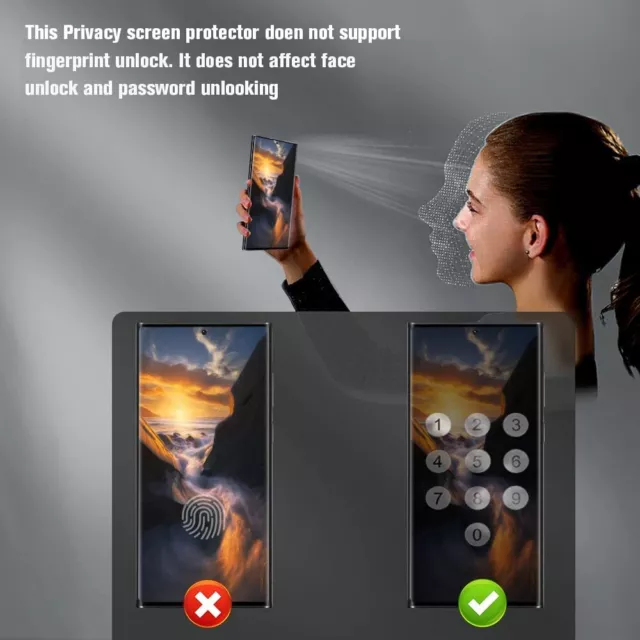 Proteggi schermo privacy per OnePlus 12 12R 11R 10 10T 9 8 Pro Nord N30 N300 2