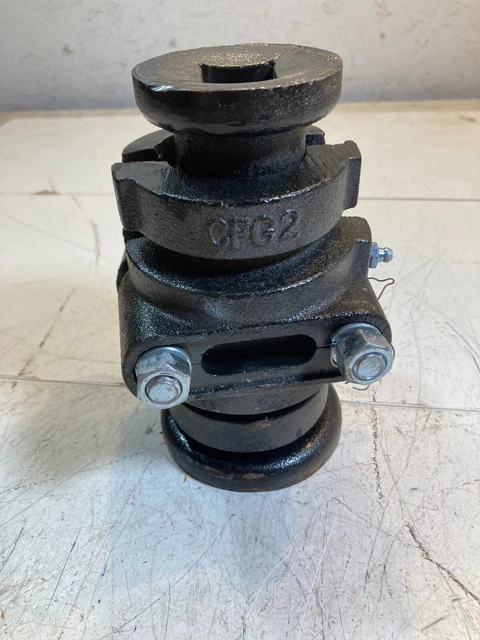 COMPLETE DISC HARROW BEARING ASSEMBLY 1" SQ 7-1/2" RIBBED SPOOL w/ CAPS  BOLT I2