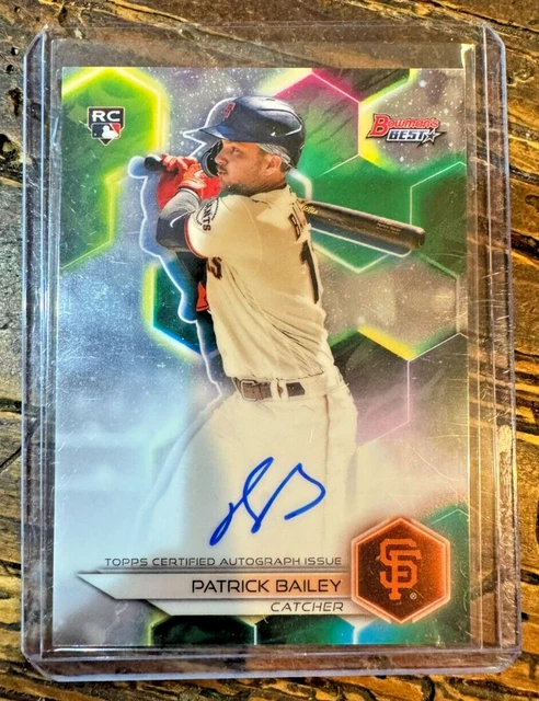 SAN FRANCISCO GIANTS - Autografo Patrick Bailey Rookie - 2023 Bowmans ...