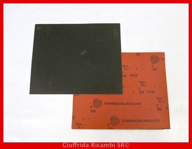 10 Fogli Carta Vetrata Abrasiva Carrozzeria P280 28x23