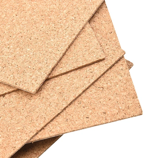 10er Pack selbstklebende Kork Untersetzer ideal für einzigartige DIY Projekte