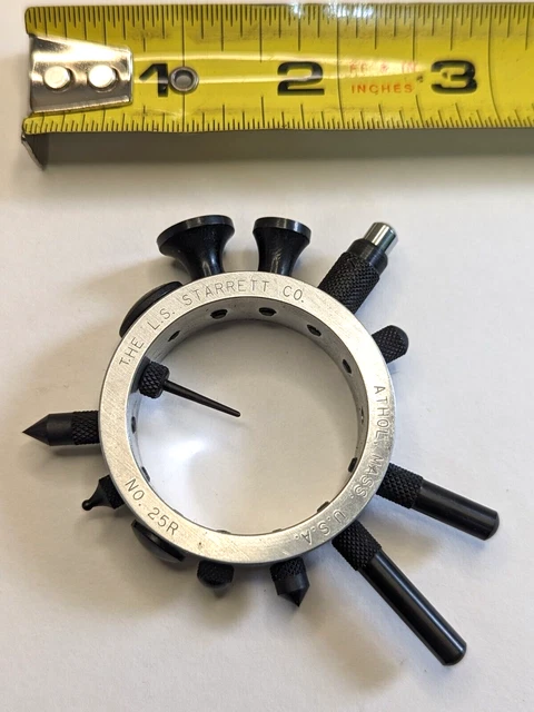STARRETT No. 25R Dial Indicator Contact Point Set with 13 Points STARRETT No. 25R Dial Indicator Contact Point Set with 13 Points