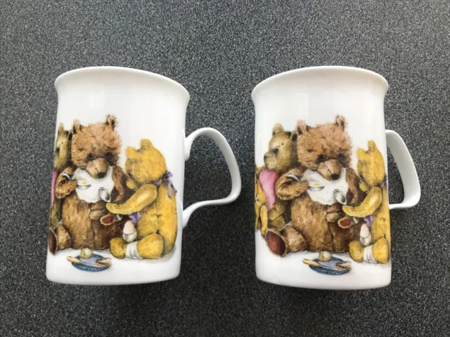 Roy Kirkham Teddy Bears Mug Fine Bone China Designed by Helen Buckley X 2.