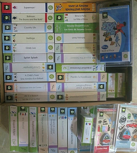 CRICUT CARTRIDGES ALL Machines Cricut Maker Cricut Air & Expression Not