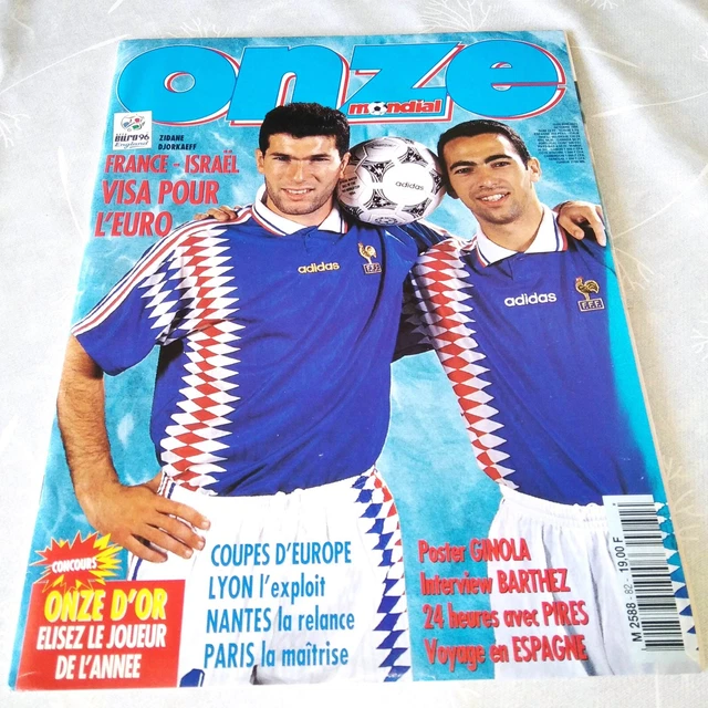 MAGAZINE FOOTBALL ONZE MONDIAL N° 148 EN BON ETAT AVEC FICHES + POSTERS