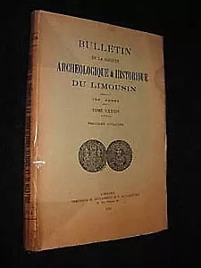 Bulletin de la societe archeologique & historique du Limousin, 109e ann?e, tome