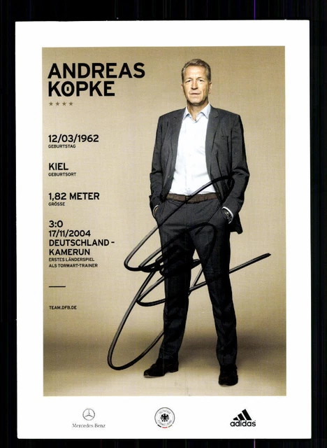 DFB AUTOGRAMMKARTE ANDREAS Brehme WM 1986!!! Original Signiert EUR 12,00 - DE