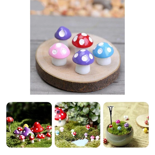 10 teile/satz Miniatur Pilz Form Simulierte Multifunktionale Schöne Pflanze
