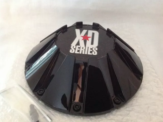 KMC XD Series 806 Bomb Gloss Black Wheel Rim Hub Center Cap XD806 451L215