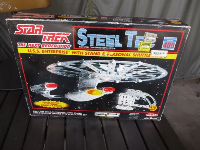 1994 Star Trek, Steel Tec USS Enterprise Metal Spacecraft Toy, Factory Sealed