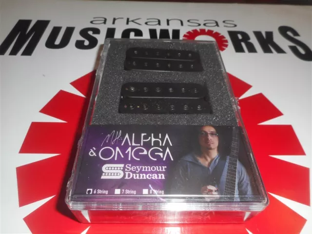 NEW Seymour Duncan Mark Holcomb Alpha & Omega Pickup Set - BLACK