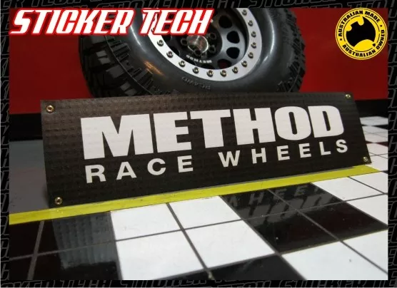 1/10 Scale Method Race Wheels Work Shop Garage Banner Sign Suits Rc Rock Crawler 3