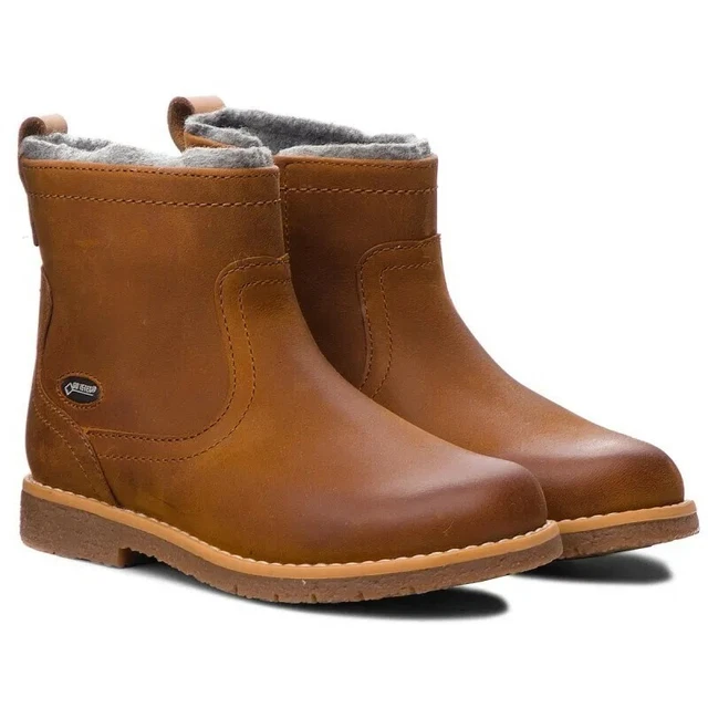 CLARKS COMET FROST RED Girls Leather Zip Boots 5 7 FG Fit NEW