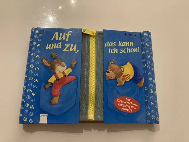Auf und zu, das kann ich schon! von Antje Flad Karton Mitmach Buch Kind Lernen