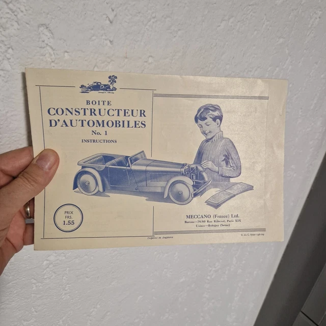 Rare coffret train Hornby par meccano fabriqué en France tôle