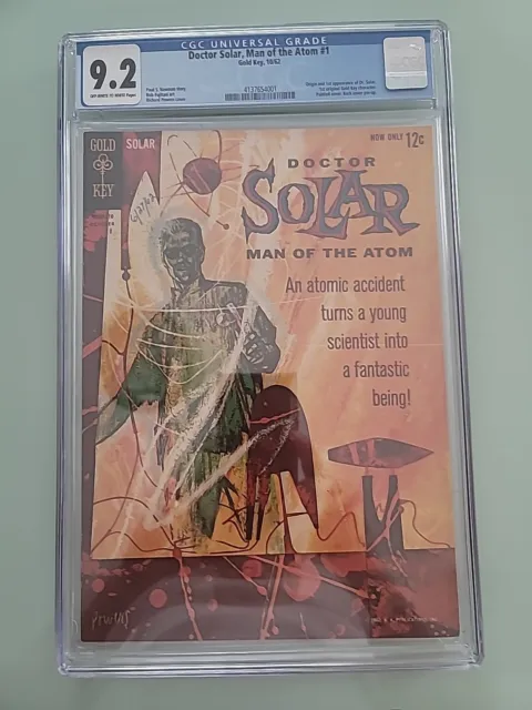 Doctor Solar, Man of the Atom #1 1st appearance of Dr. Solar CGC Graded 9.2