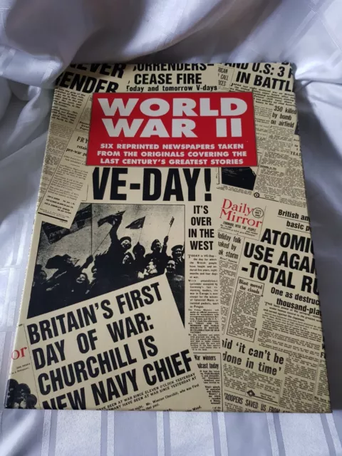 (CF3) World War II Collection of Six Newspaper Reprints