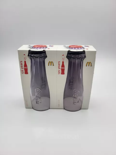 2x McDonalds Coca Cola Gläser 2010 - 125 Jahre Coca Cola Lila