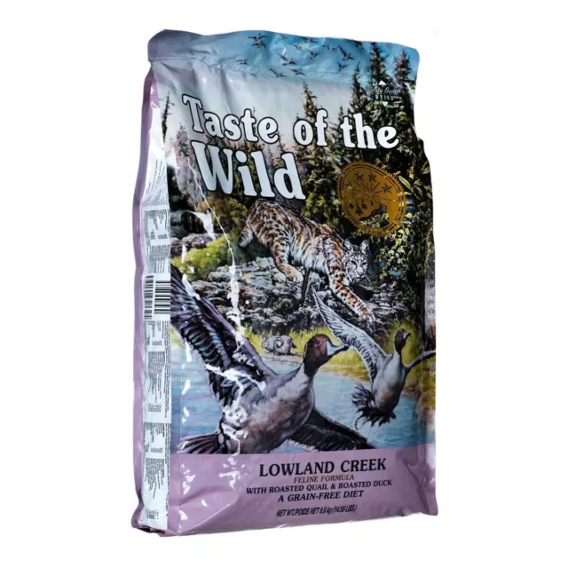 Aliments pour chat Taste Of The Wild Lowland Creek Adulte Canard 6,6 kg