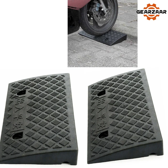 2 rampe per cordolo gomma rampa a soglia rampa di accesso ausilio di accesso moto