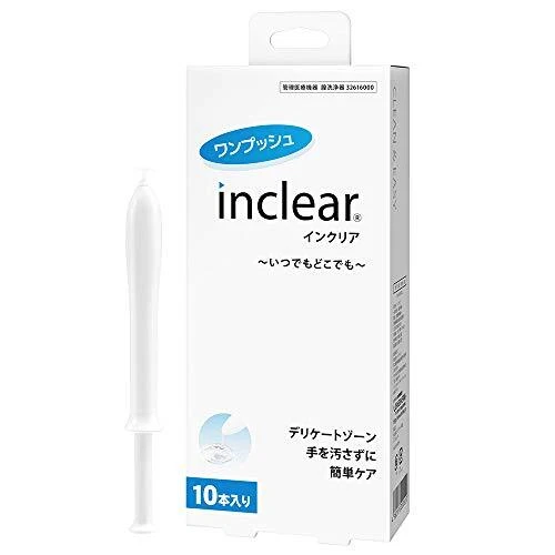 HANAMISUI Irrigador Vaginal Inclear 10 piezas