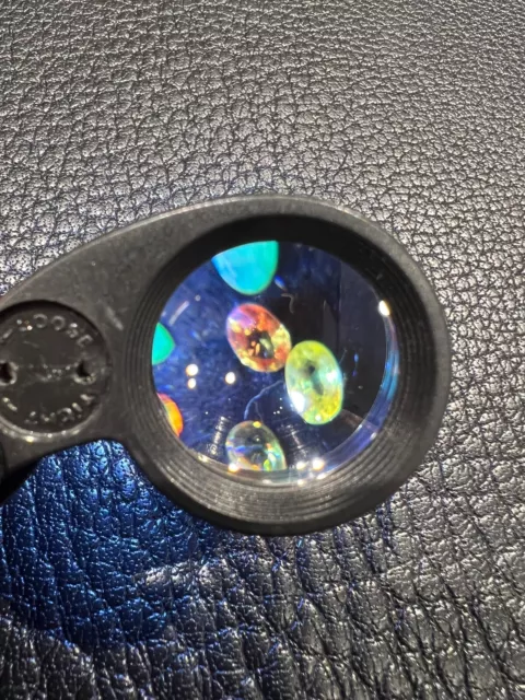 LED 40x Magnifier Jewelers Loupe - Illuminated Compact Foldable Magnifying Glass