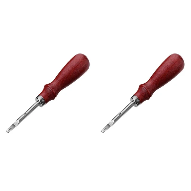 2 piezas Manija Beveler Piel Manija Beveler Herramienta Enganche Herramienta