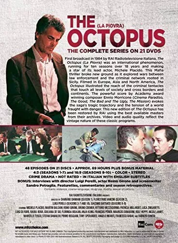 THE OCTOPUS LA PIOVRA Complete Series 1-10 1 2 3 4 5 6 7 8 9 10 DVD BOXSET NEW 3