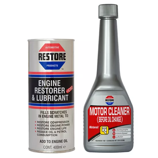 400ml Ametech ENGINE RESTORER  + MOTOR CLEANER Clean & Restore a 2 Litre Engine