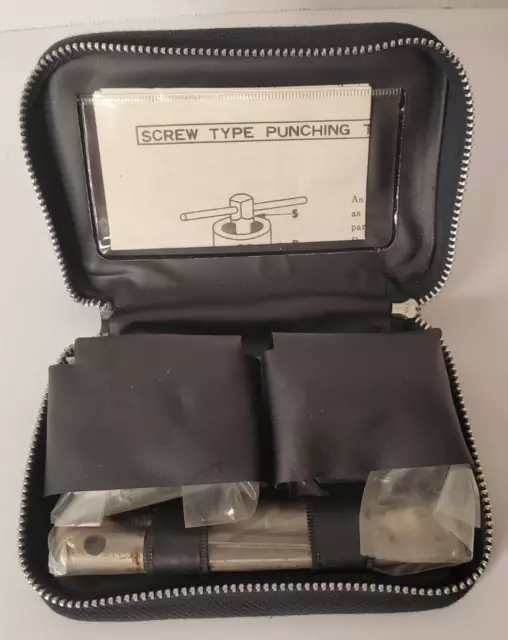 PHILMORE RADIO chassis punching tool set no. 110-E (5/8”,11/16”,3/4”,1”,1 3/16”)