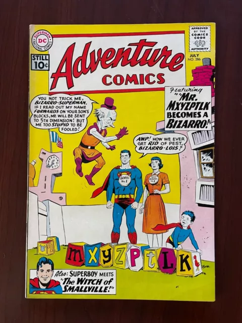 Adventure Comics #286 (DC 1961) 1st Bizarro Mxyzptlk Silver Age 7.5 VF-