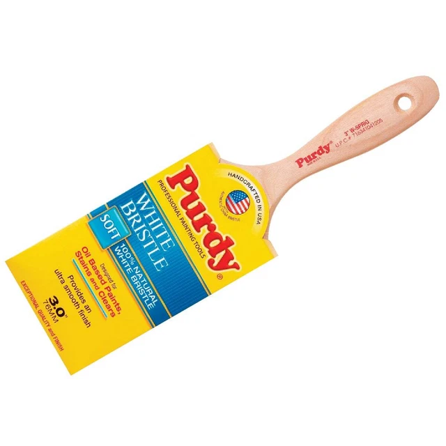 Purdy White Bristle Sprig 3 In. Flat Wall Paint Brush 145380430 Purdy Purdy