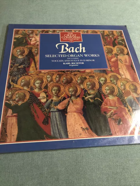 Karl Richter,"Bach:Selected Organ Works" vinyl LP