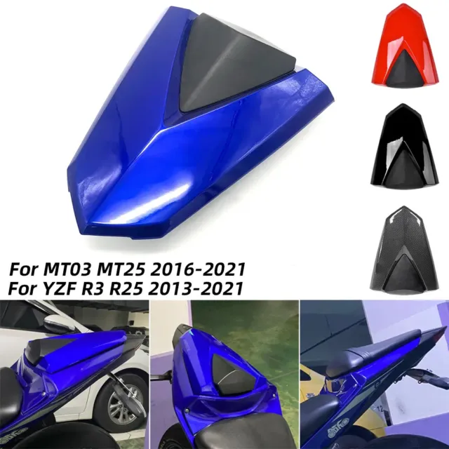 Rear Pillion Passenger Seat Cover Cowl For YAMAHA MT-03 MT-25 YZF R3 YZF R25