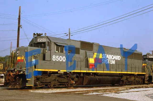 Seaboard System SBD SD50 #8500 ROSTER 1984 Original Kodachrome