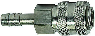 RIEGLER Druckluftkupplung / NW 5 Connect Line Tülle LW 9 mm/Ms vern.   243.26/S-