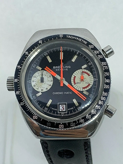 RARE VINTAGE BREITLING Chrono-Matic Ref 2114 automatic Chronograph CAL 11