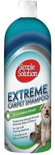 Simple Solution Extreme Carpet Shampoo | Professional Strength Pet Stain and Od