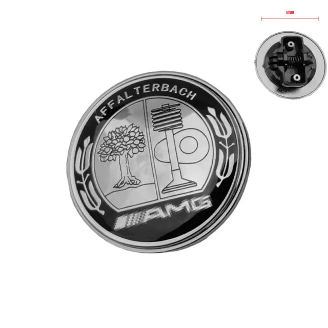 Replacement AMG emblem for hoodstar. BLACK AMG Orginal.
