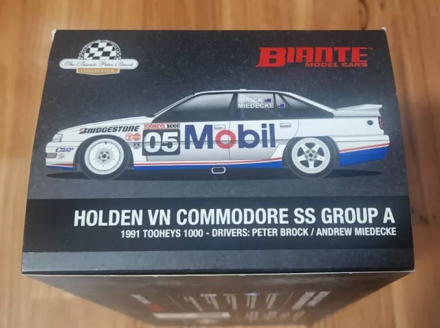 1:18 Biante 1991 Bathurst 1000 Mobil Holden VN Commodore SS Group A Peter Brock 3