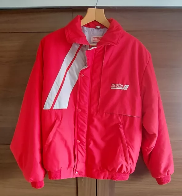 1980er Jahre TTE TOYOTA TEAM EUROPE Gruppe B Rallye-Bomberjacke Medium von Exilla