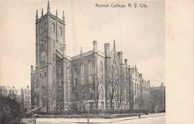 New York Ville ~Normal Collège~ 1900s Photographe Photo Carte Postale